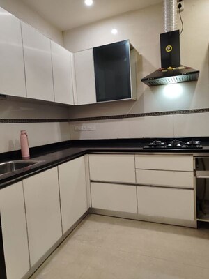 Kitchen in 3 BHK Builder Floor at Sushant Lok I – for Rent