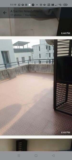 Balcony in 2 BHK Apartment at Swami Shilp, Baner – for Rent