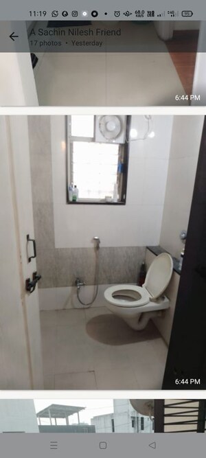 Bathroom in 2 BHK Apartment at Swami Shilp, Baner – for Rent