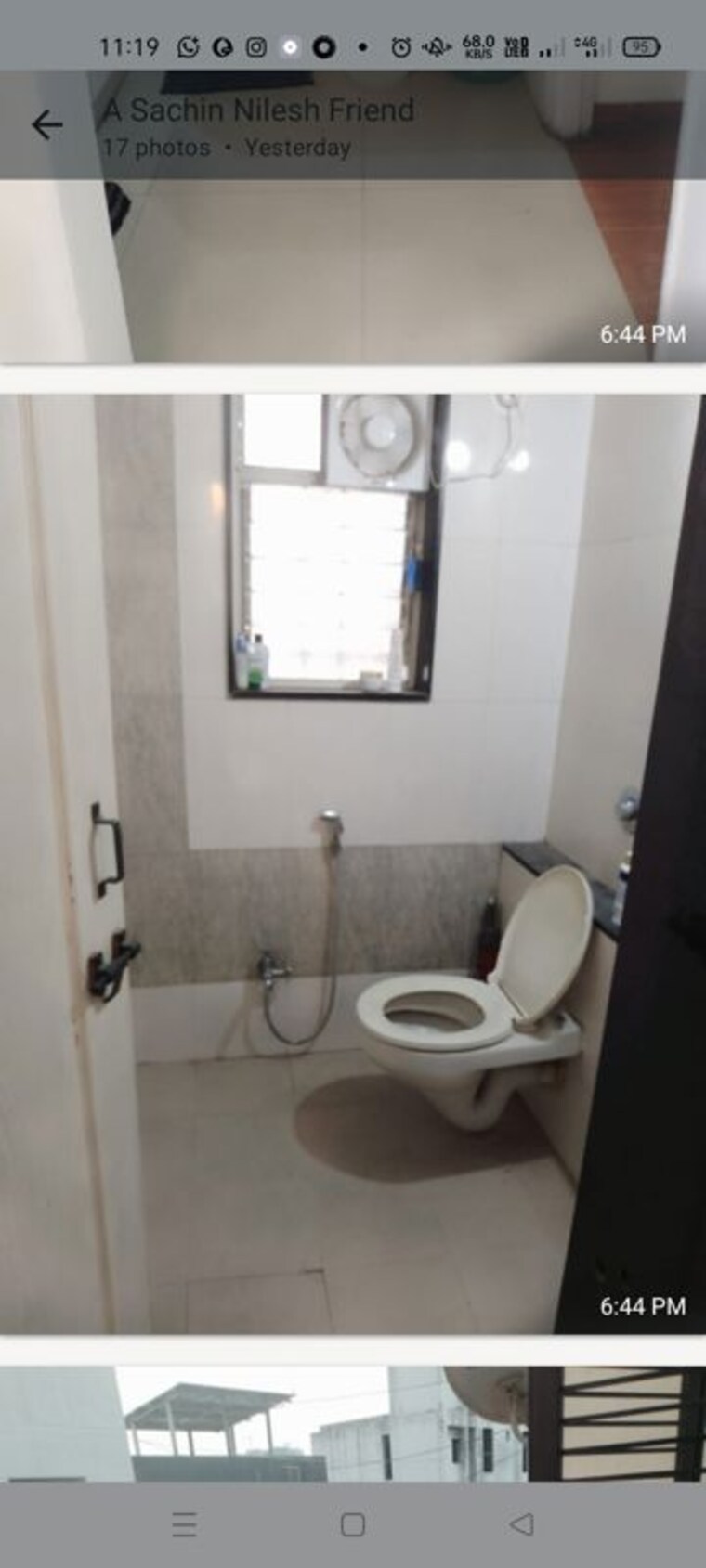 Bathroom, swami-shilp 2 Bedroom 1200 Sq.Ft. Apartment In Baner Pune 10350534