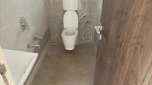 Bathroom in 2 BHK Apartment at Gurukrupa Guru Atman, Kalyan West – for Rent