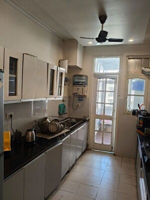 Kitchen in 3 BHK Apartment at Sushma Crescent, Dhakoli – for Rent