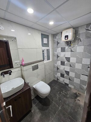 Washroom in 3 BHK Apartment at Nagla Road – for Rent