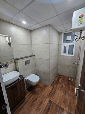 Bathroom in 3 BHK Apartment at Nagla Road – for Rent