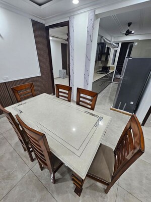 Dining area in 3 BHK Apartment at Nagla Road – for Rent