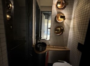 Bathroom in 3 BHK Apartment at Indiabulls Sky Forest, Lower Parel – for Rent
