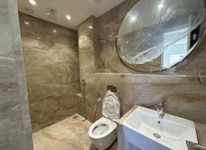 Bathroom in 3 BHK Apartment at Indiabulls Sky Forest, Lower Parel – for Rent