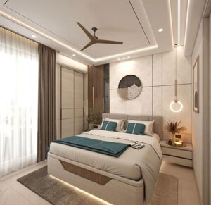 Bedroom in 4 BHK Apartment at Rishita Mulberry Villas, Sushant Golf City – for Rent
