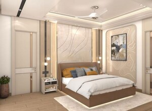 Bedroom in 4 BHK Apartment at Rishita Mulberry Villas, Sushant Golf City – for Rent