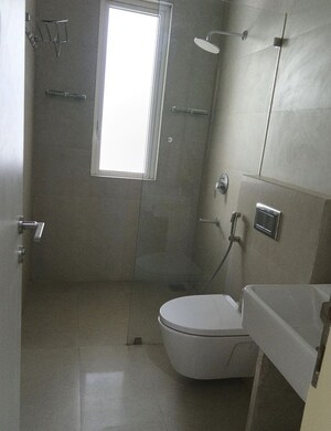 Bathroom in 3 BHK Apartment at Indiabulls Sky Forest, Lower Parel – for Rent