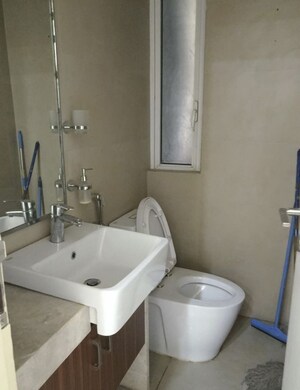 Bathroom in 3 BHK Apartment at Indiabulls Sky Forest, Lower Parel – for Rent