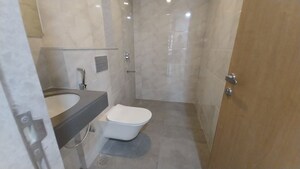 Bathroom in 3.5 BHK Apartment at Lodha Bellagio, Powai – for Rent
