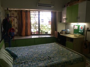 Bedroom in 1 BHK Apartment at Ajmera Bhakti Park Sector I and II, Bhakti Park – for Rent