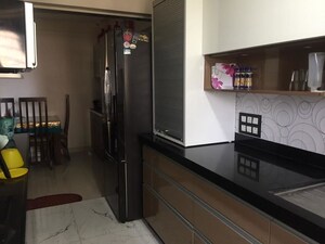 Kitchen in 1 BHK Apartment at Ajmera Bhakti Park Sector I and II, Bhakti Park – for Rent