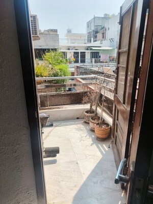 Balcony in 2 BHK Builder Floor at Old Rajinder Nagar – for Rent