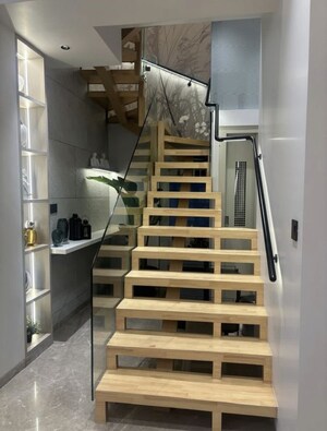 Staircase in 4 BHK Apartment at Indiabulls Sky Forest, Lower Parel – for Rent