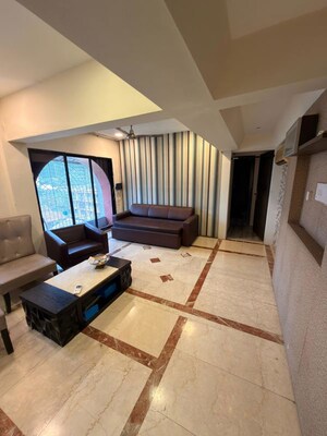 Living Room in 2 BHK Apartment at Shree Mahavir Darshan, Lower Parel – for Rent