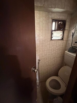 Bathroom in 2 BHK Apartment at Shree Mahavir Darshan, Lower Parel – for Rent