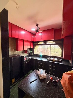 Kitchen in 2 BHK Apartment at Shree Mahavir Darshan, Lower Parel – for Rent