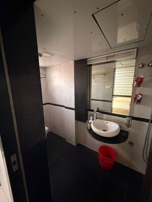 Bathroom in 2 BHK Apartment at Shree Mahavir Darshan, Lower Parel – for Rent