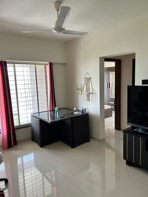 Living Room in 1.5 BHK Apartment at Atrium Skyward, Undri – for Rent