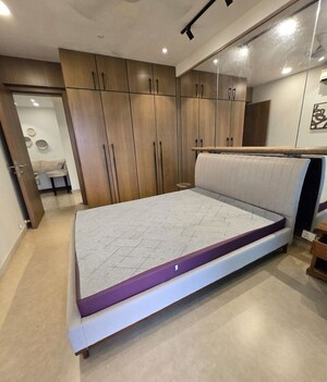 Bedroom in 2 BHK Apartment at Raheja Atlantis, Lower Parel – for Rent