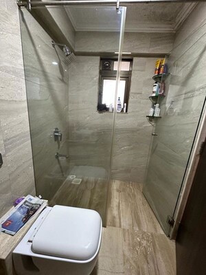 Bathroom in 3 BHK Apartment at Pegasus Apartment, Santacruz West – for Rent