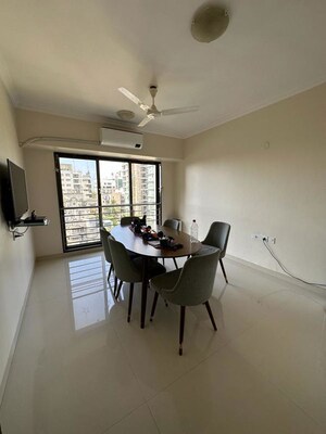 Dining area in 3 BHK Apartment at Pegasus Apartment, Santacruz West – for Rent