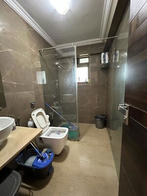 Bathroom in 3 BHK Apartment at Pegasus Apartment, Santacruz West – for Rent
