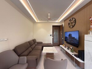 Living Room in 3 BHK Apartment at Sumer Saraswati, Gamdevi – for Rent