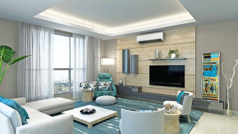 Living Room, m3m-merlin 3 Bedroom 2408 Sq.Ft. Apartment In Sector 67 Gurgaon 10350731