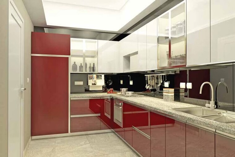 Kitchen, m3m-merlin 3 Bedroom 2408 Sq.Ft. Apartment In Sector 67 Gurgaon 10350731