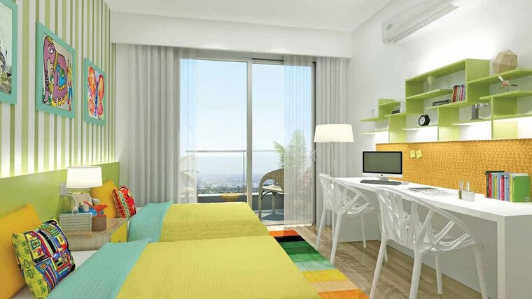 Bedroom, m3m-merlin 3 Bedroom 2408 Sq.Ft. Apartment In Sector 67 Gurgaon 10350731