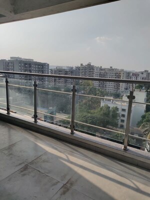 Balcony in 3 BHK Apartment at Rucha Stature, Dhayari – for Rent