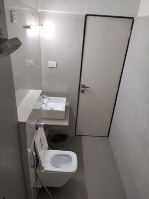 Bathroom in 3 BHK Apartment at Rucha Stature, Dhayari – for Rent