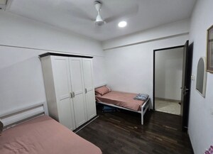 Bathroom in 3 BHK Apartment at Omkar Meridia, Kurla West – for Rent