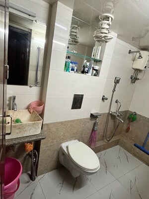 Attached Bathroom in 2 BHK Apartment at Evershine Sapphire, Chandivali – for Rent
