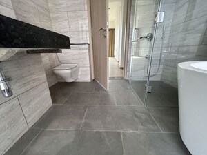 Bathroom in 4 BHK Apartment at Rustomjee Crown, Prabhadevi – for Sale