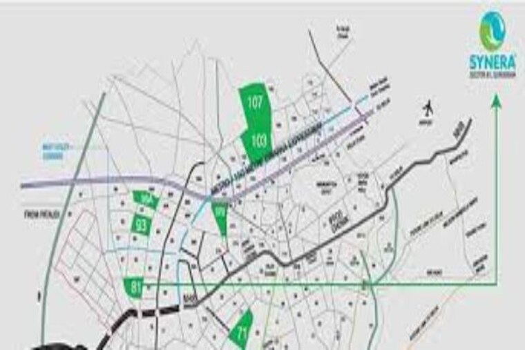 Map Location, signature-global-synera 2 Bedroom 597 Sq.Ft. Apartment In Sector 81 Gurgaon 10350928