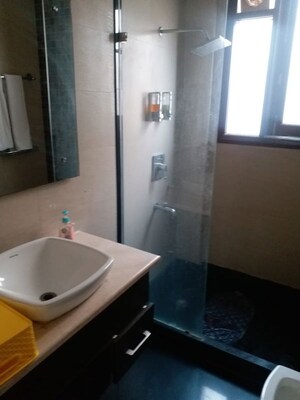 Bathroom in 3 BHK Builder Floor at Panchsheel Park – for Sale