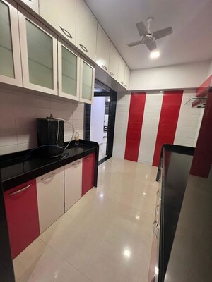 Kitchen in 2 BHK Apartment at Raunak Sai Dham Towers, Kandivali West – for Sale