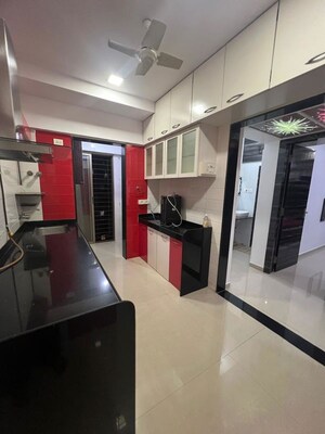 Kitchen in 2 BHK Apartment at Raunak Sai Dham Towers, Kandivali West – for Sale