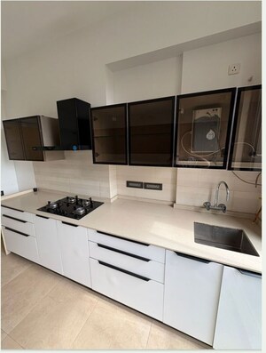 Kitchen in 3 BHK Apartment at S Raheja New Light, Khar West – for Rent