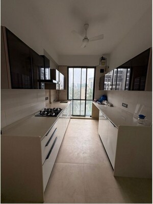 Balcony in 3 BHK Apartment at S Raheja New Light, Khar West – for Rent
