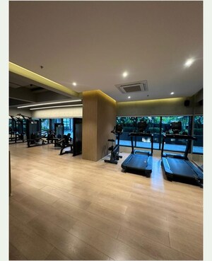 Gym in 3 BHK Apartment at S Raheja New Light, Khar West – for Rent
