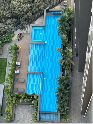 Swimming Pool in 3 BHK Apartment at S Raheja New Light, Khar West – for Rent