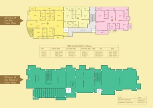 Master Plan in 3 BHK Apartment at Dhirenpara – for Sale