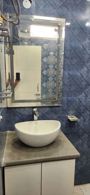 Bathroom in 2.5 BHK Builder Floor at East Of Kailash – for Rent