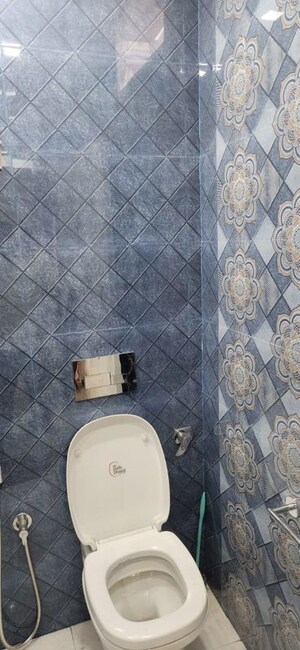 Bathroom in 2.5 BHK Builder Floor at East Of Kailash – for Rent