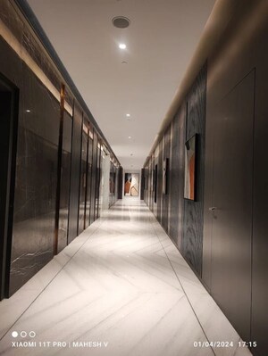 Building Lobby in 4 BHK Apartment at K Raheja Modern Vivarea, Mahalaxmi – for Sale